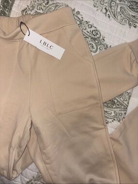 LBLC The Label Beige Pull-On Jogger Pants